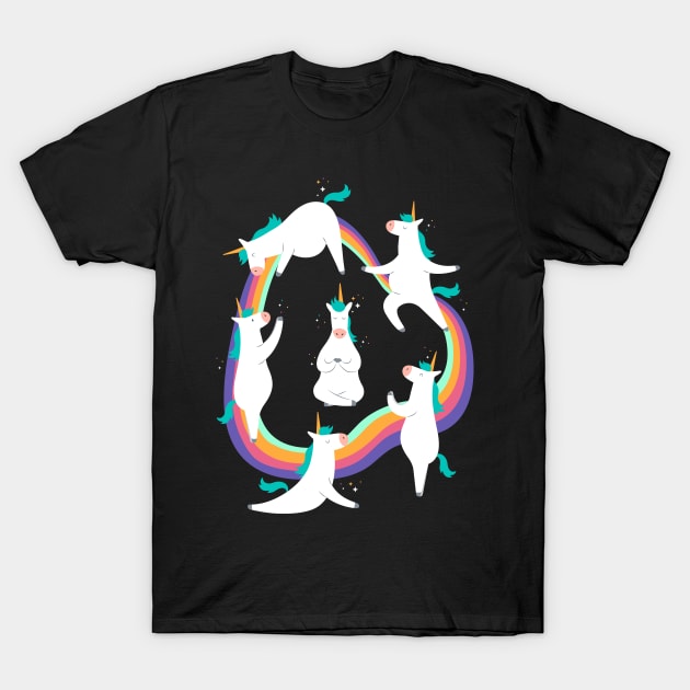 Unicorn Yoga T-Shirt by madeinchorley